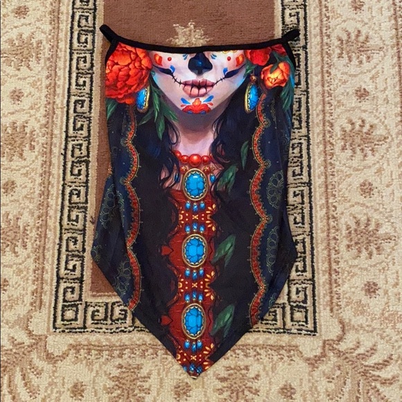 Last 1!  Face mask gaiter with ear loops - Picture 6 of 9